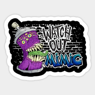 Mimic Dungeons and Dragons Sticker